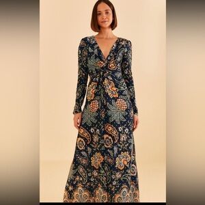 FARM Rio Long Dress Size S